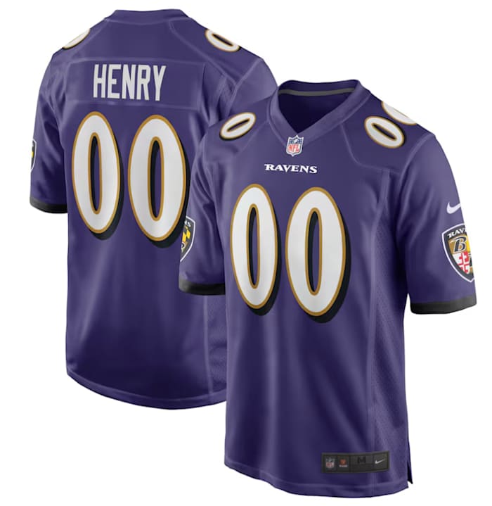 Derrick Henry Baltimore Ravens Nike Game Player Jersey - $129.99